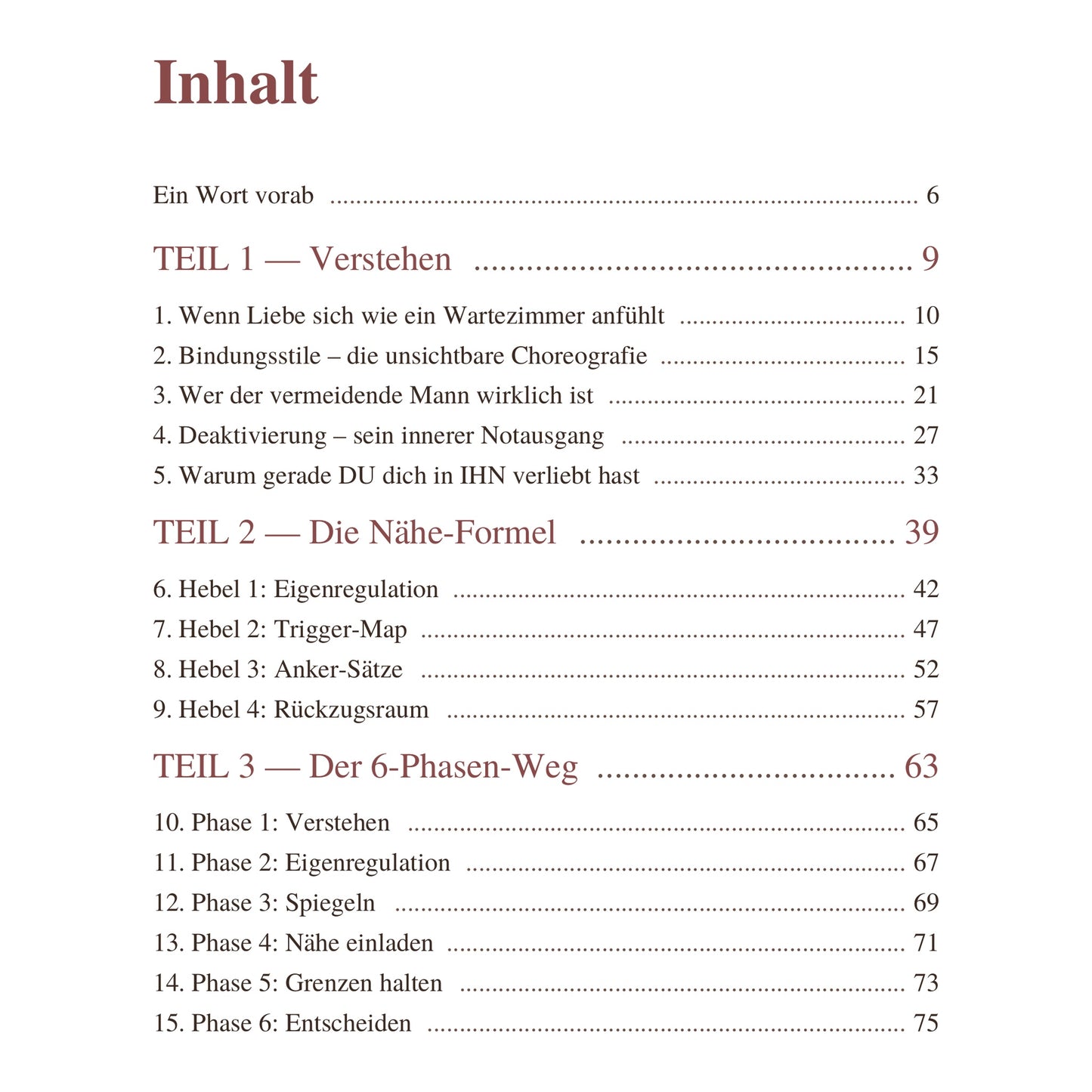 Liebst du einen Vermeider?