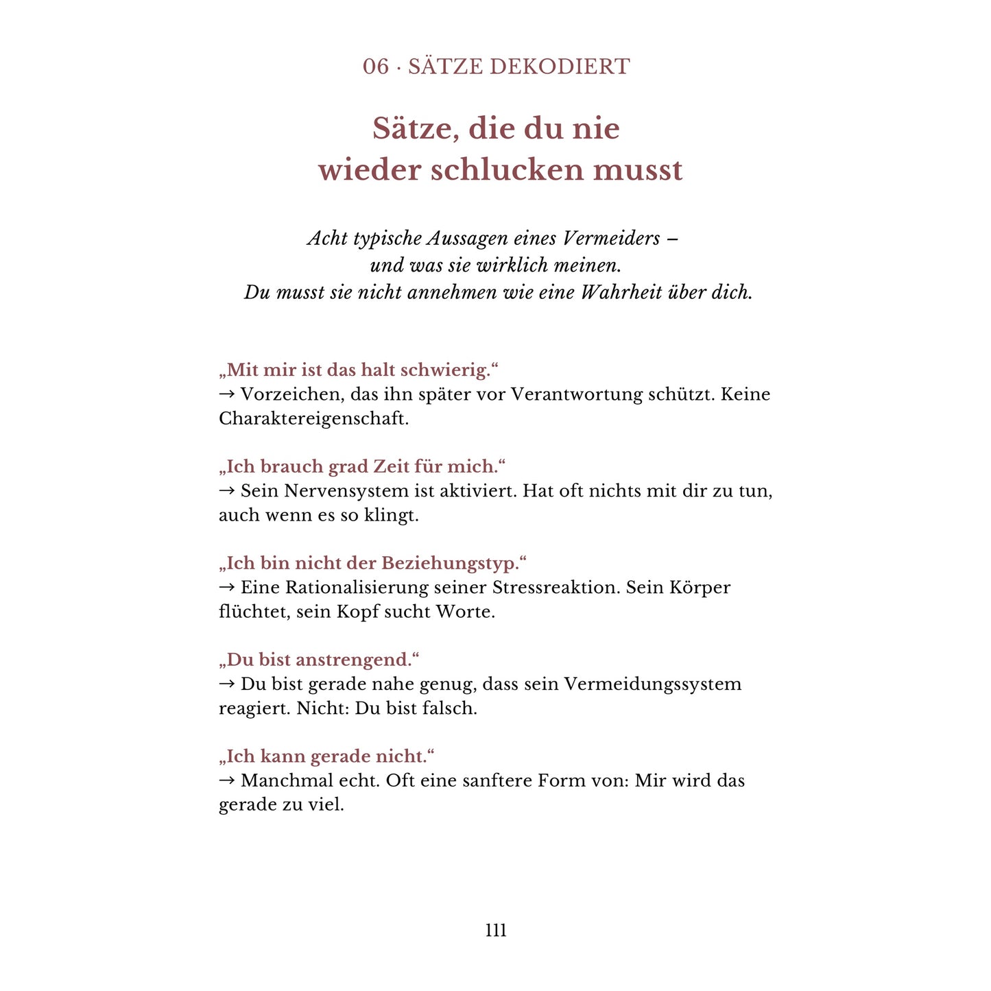 Liebst du einen Vermeider?