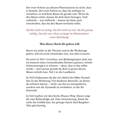Liebst du einen Vermeider?
