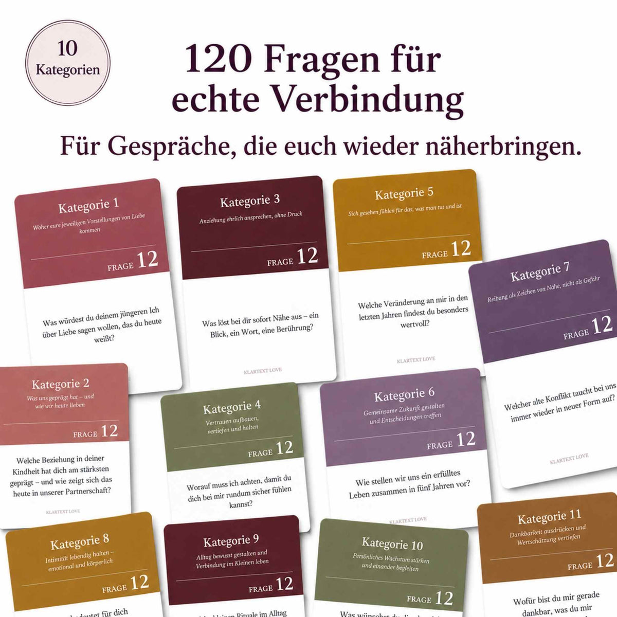 Gesprächskarten für Paare